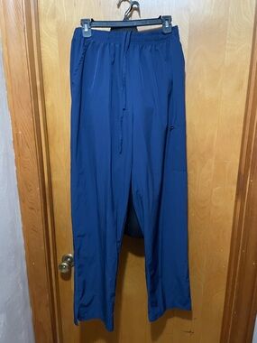 Scrub pants unisex Navy Blue Drawstring  M1
